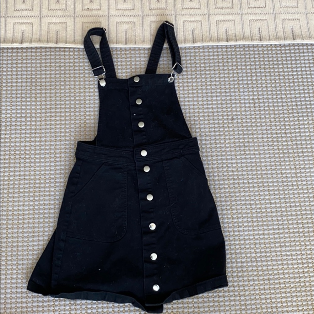 Black Overall Dress